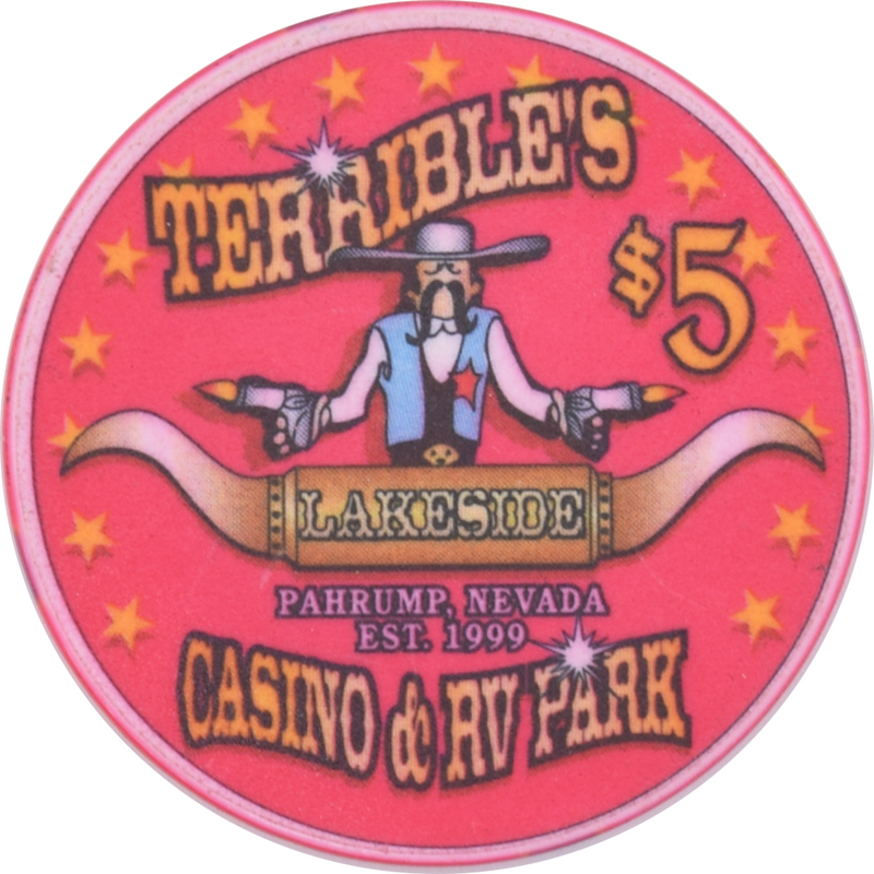 Terrible's Lakeside Casino Pahrump Nevada $5 The Big Dipper Chip 2000