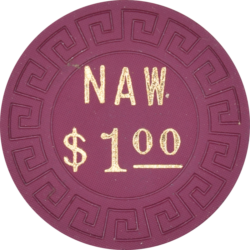 Nevada Club Casino Carlin Nevada $1 Chip 1970s