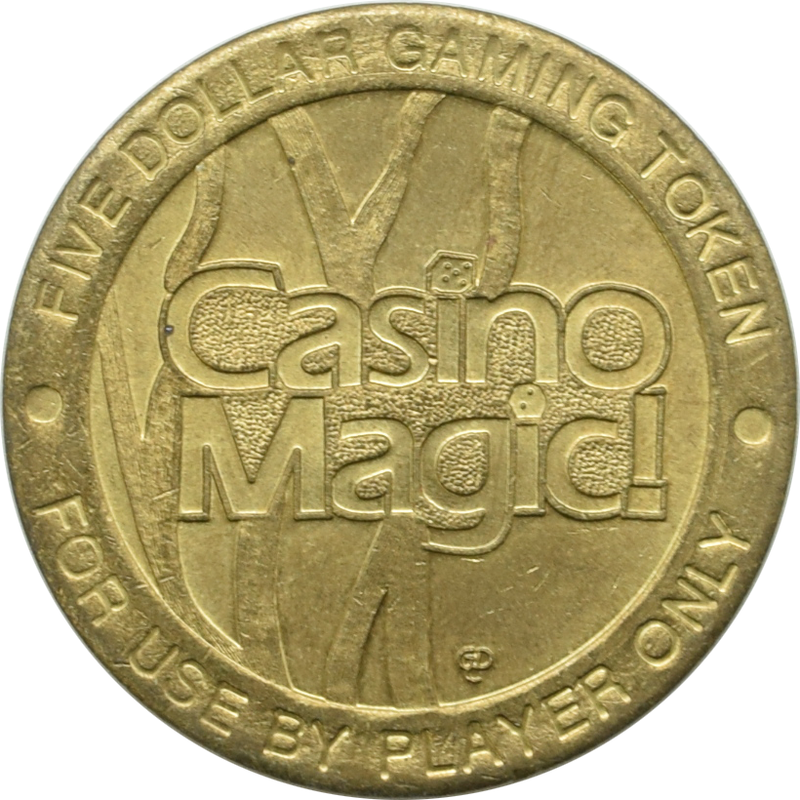 Casino Magic Bossier City Louisiana $5 Token