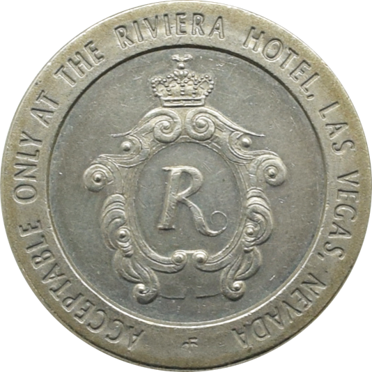 Riviera Casino Las Vegas Nevada $1 Token 1967