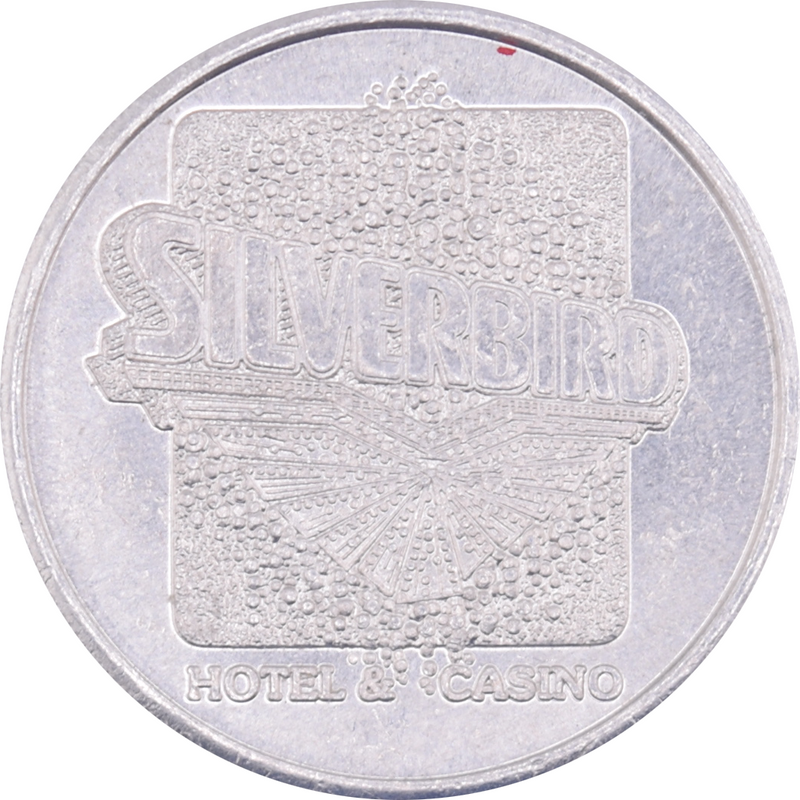 Silverbird Casino Las Vegas Set of 10 (Square Logo) Free Slot Play Gaming Tokens (1-5/8" Diameter)