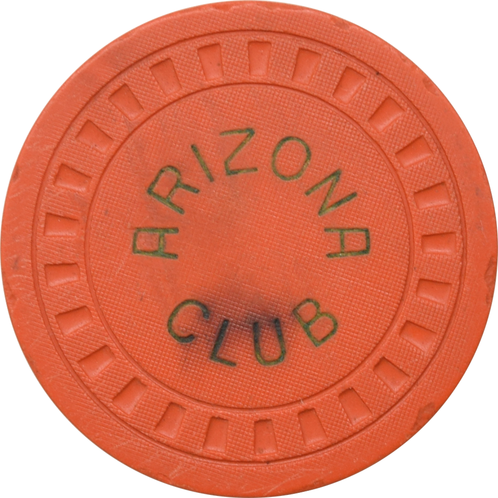 Arizona Club Illegal Casino Chip Phoenix Arizona Orange Chip