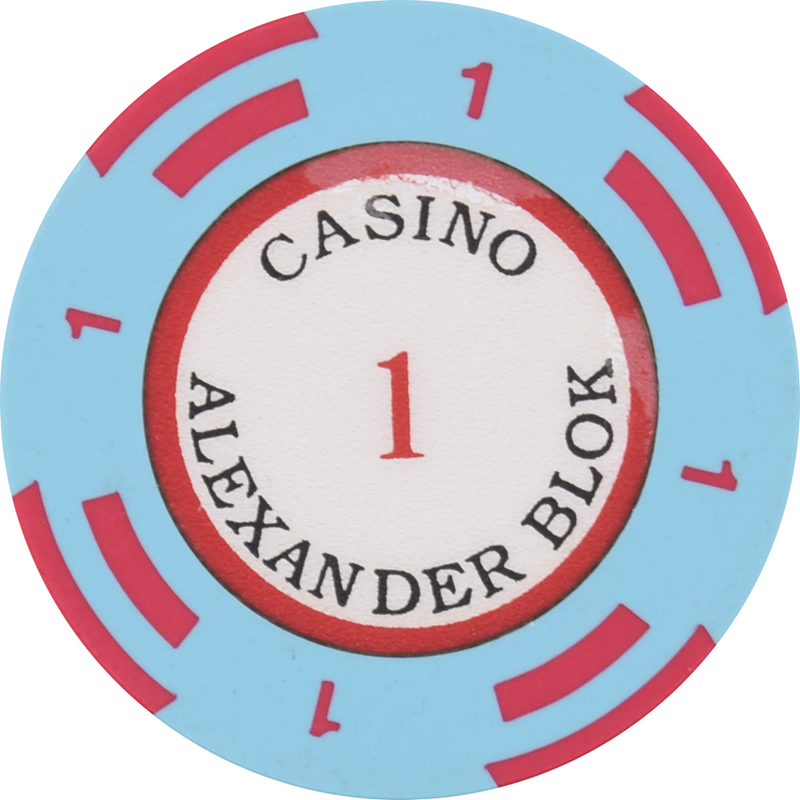 Casino Alexander Blok Moscow Russia $1 Chip