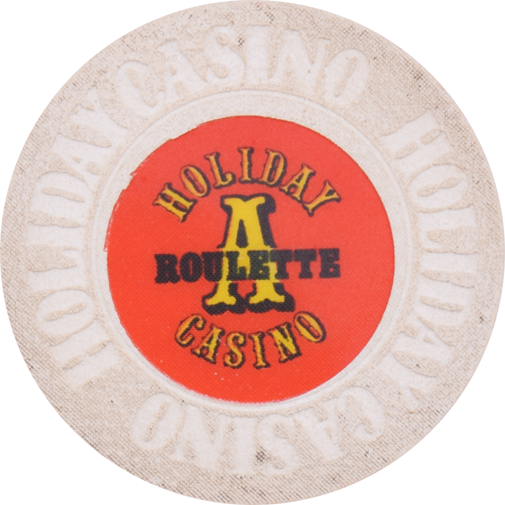 Holiday Casino Las Vegas Nevada White Roulette Chip 1990