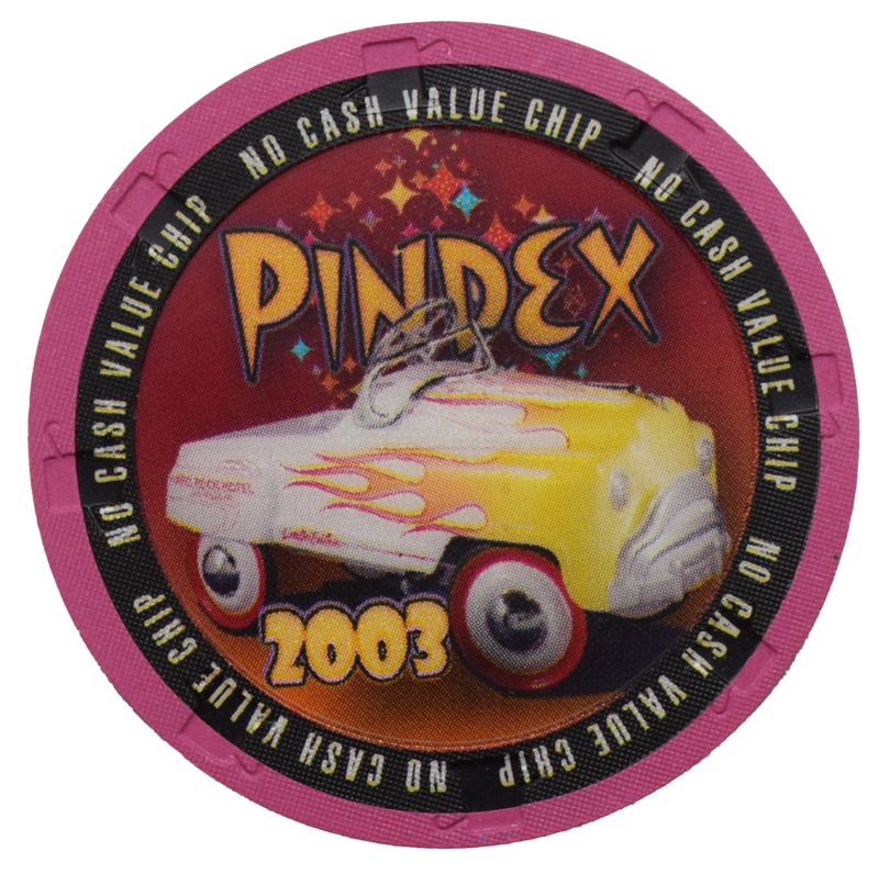 Hard Rock Hotel Pindex 2003 NCV Chip Las Vegas Nevada Pink