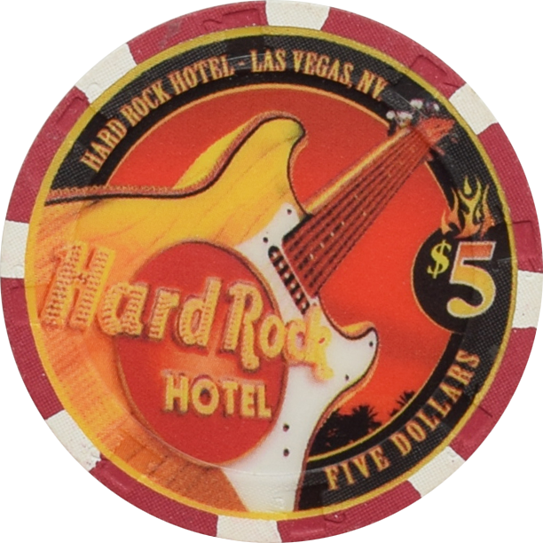 Hard Rock Casino Las Vegas Nevada $5 Sammy Hagar Chip 2002