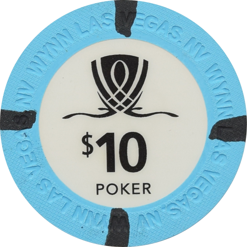 Wynn Casino Las Vegas Nevada $10 Poker Room Chip 2005