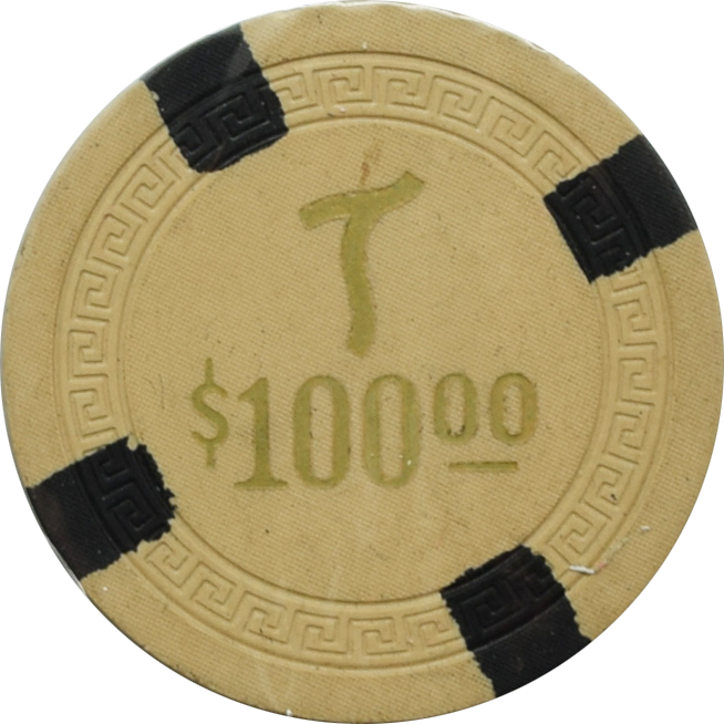 Tropicana Casino Havana Cuba $100 Hot Stamp Chip