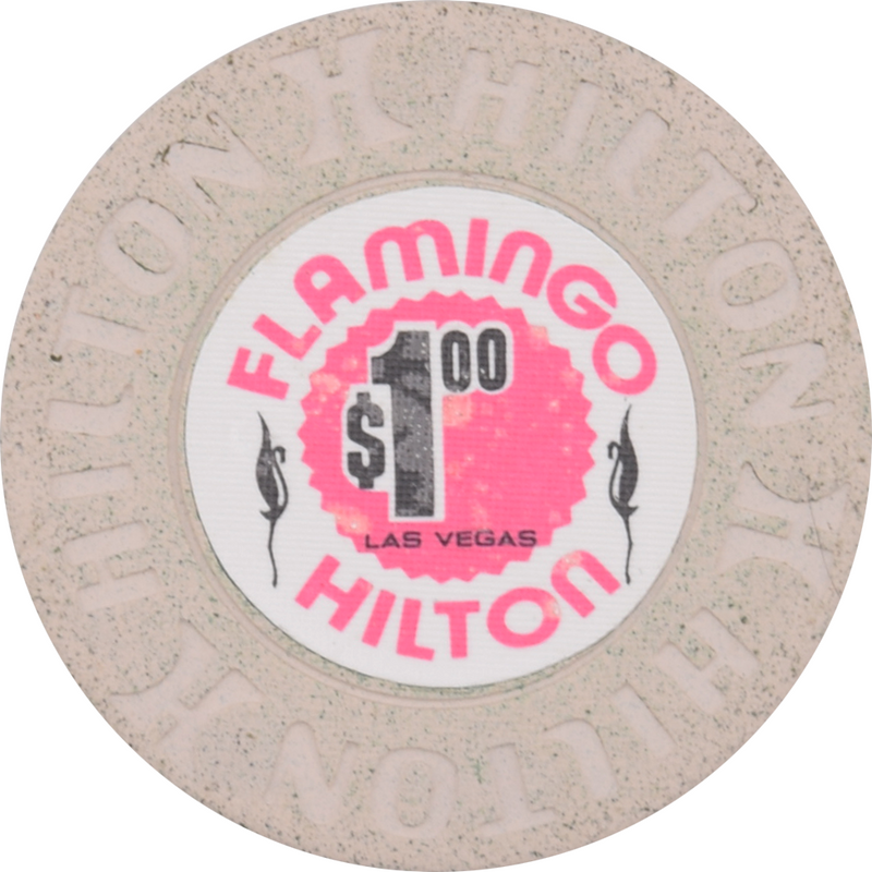 Flamingo Hilton Casino Las Vegas Nevada $1 Chip 1977