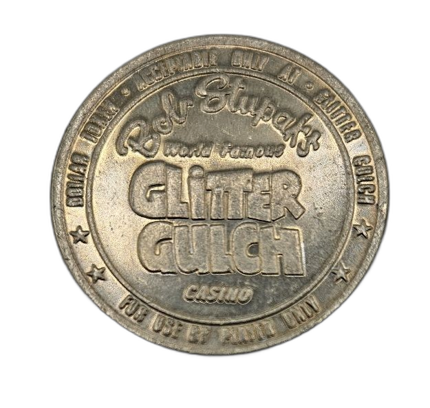 Glitter Gulch Casino Las Vegas Nevada $1 Token 1980