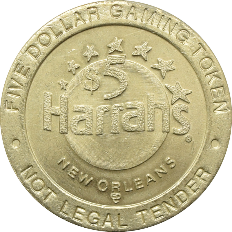 Harrah's Casino New Orleans Louisiana $5 Token