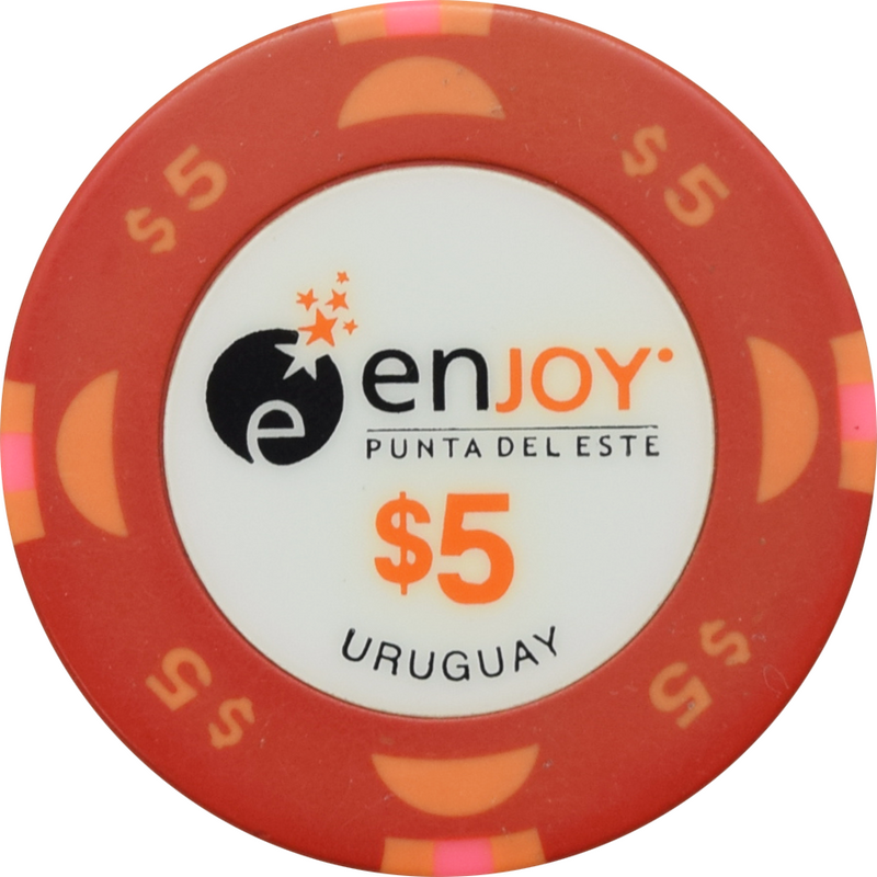 Enjoy Punta del Este Resort and Casino Punta del Este Uruguay $5 Chip