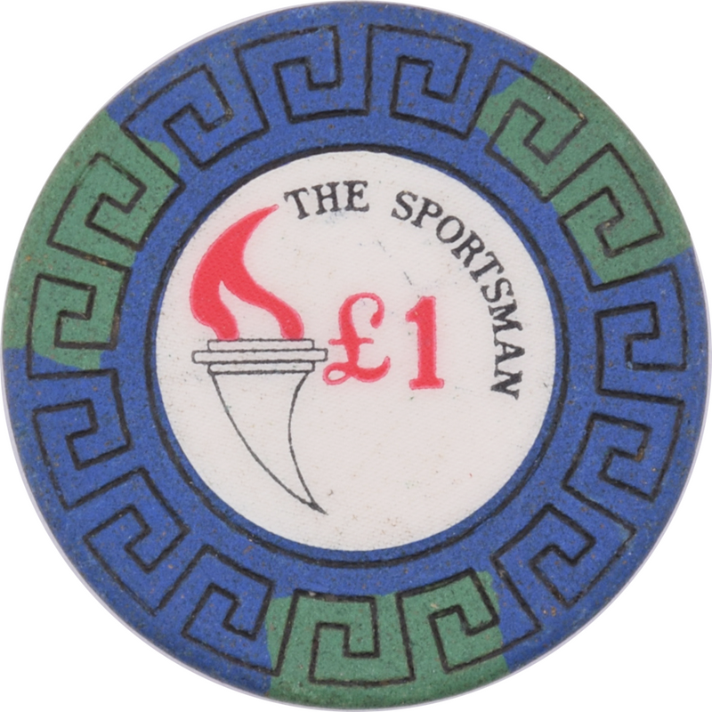 The Sportsman Casino London United Kingdom UK £1 Chip