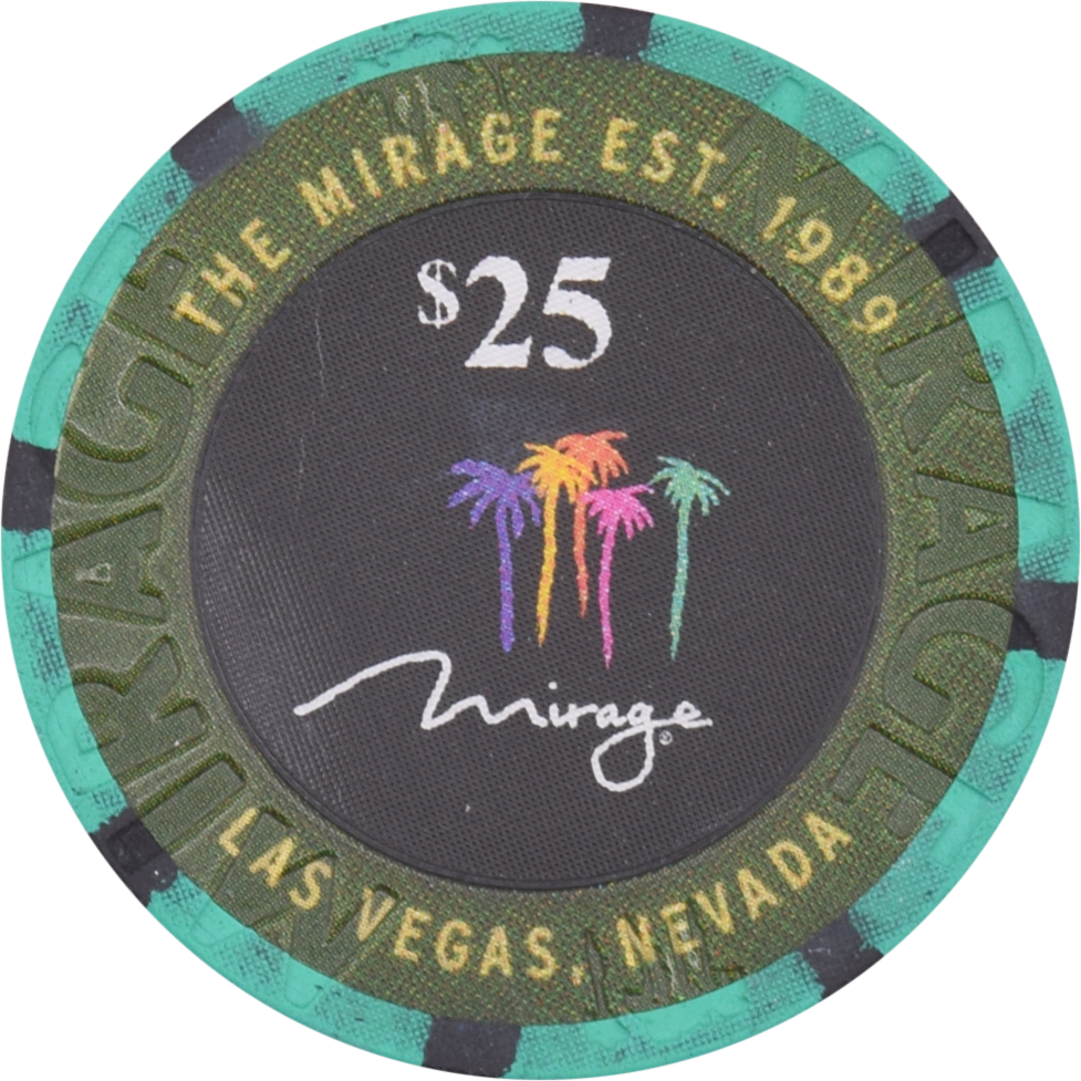 Mirage Casino Las Vegas Nevada $25 30th Anniversary White Tiger Chip 2019