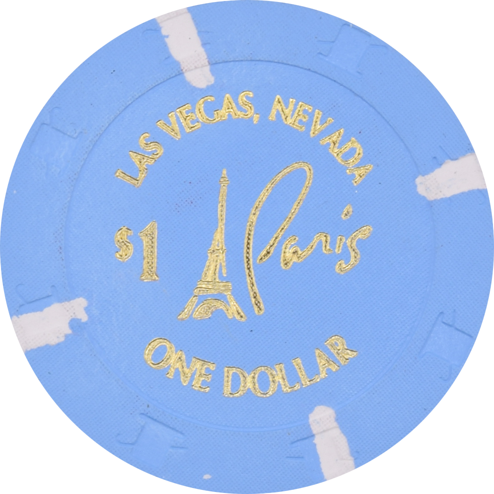 Paris Casino Las Vegas Nevada $1 Hot Stamp RHC Chip 2024