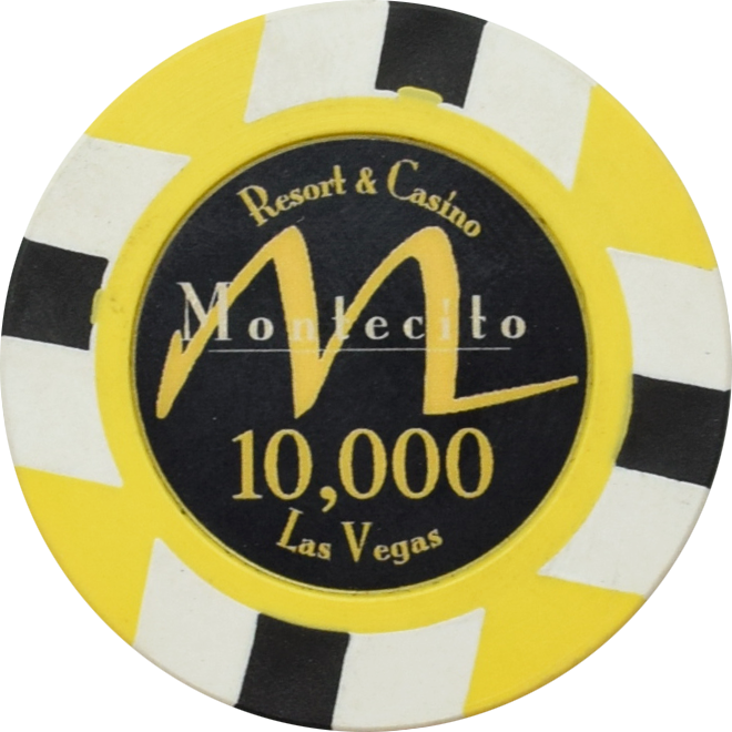 Montecito Casino Las Vegas TV Series Prop $10000 Chip #2