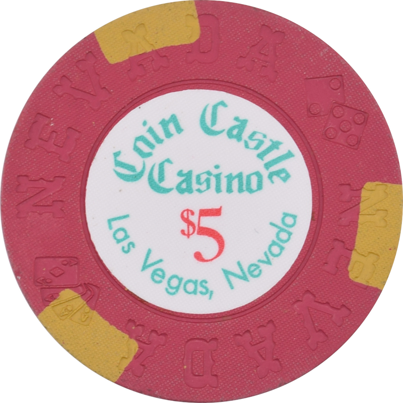 Coin Castle Casino Las Vegas Nevada $5 Chip 1974