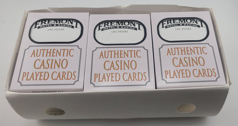 Brick / Case of 12 Identical Used Casino Decks