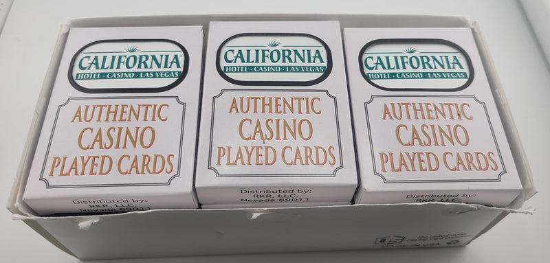 Brick / Case of 12 Identical Used Casino Decks