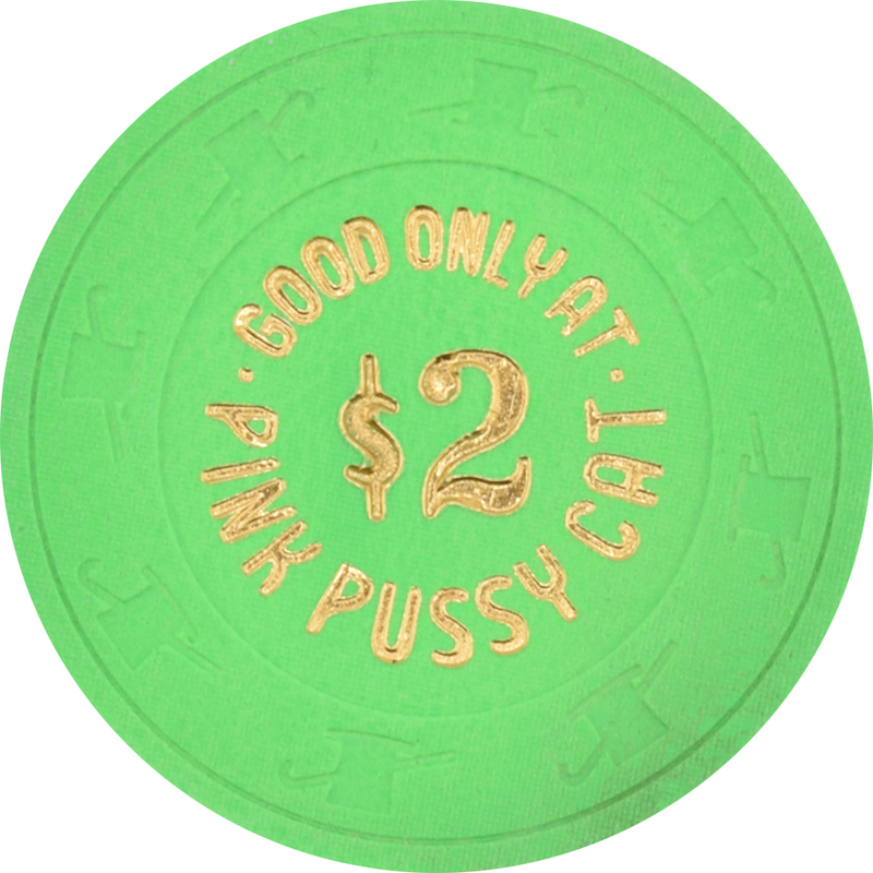 Pink Pussy Cat Brothel & Strip Club Reno Nevada $2 Chip 1966