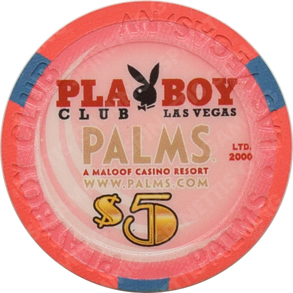 Playboy Palms Casino Las Vegas Nevada $5 Anna Nicole Smith (One Hand) Chip 2007