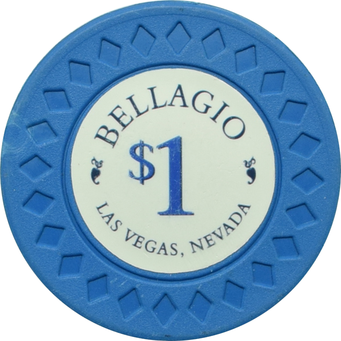 Bellagio Casino Las Vegas Nevada Ocean's Eleven Movie Prop $1 Chip