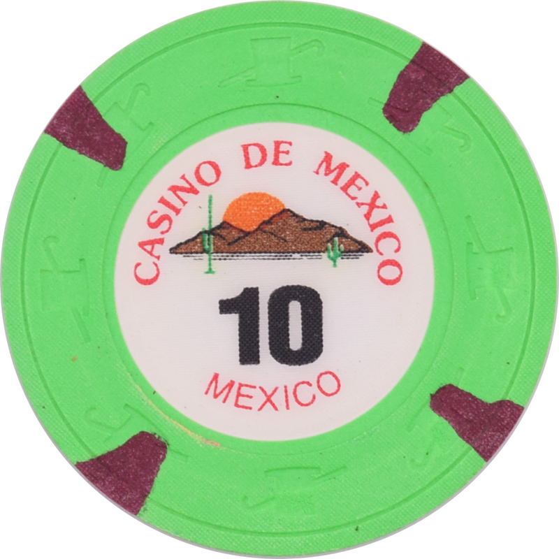 Casino de Mexico $10 Chip Paulson Fantasy