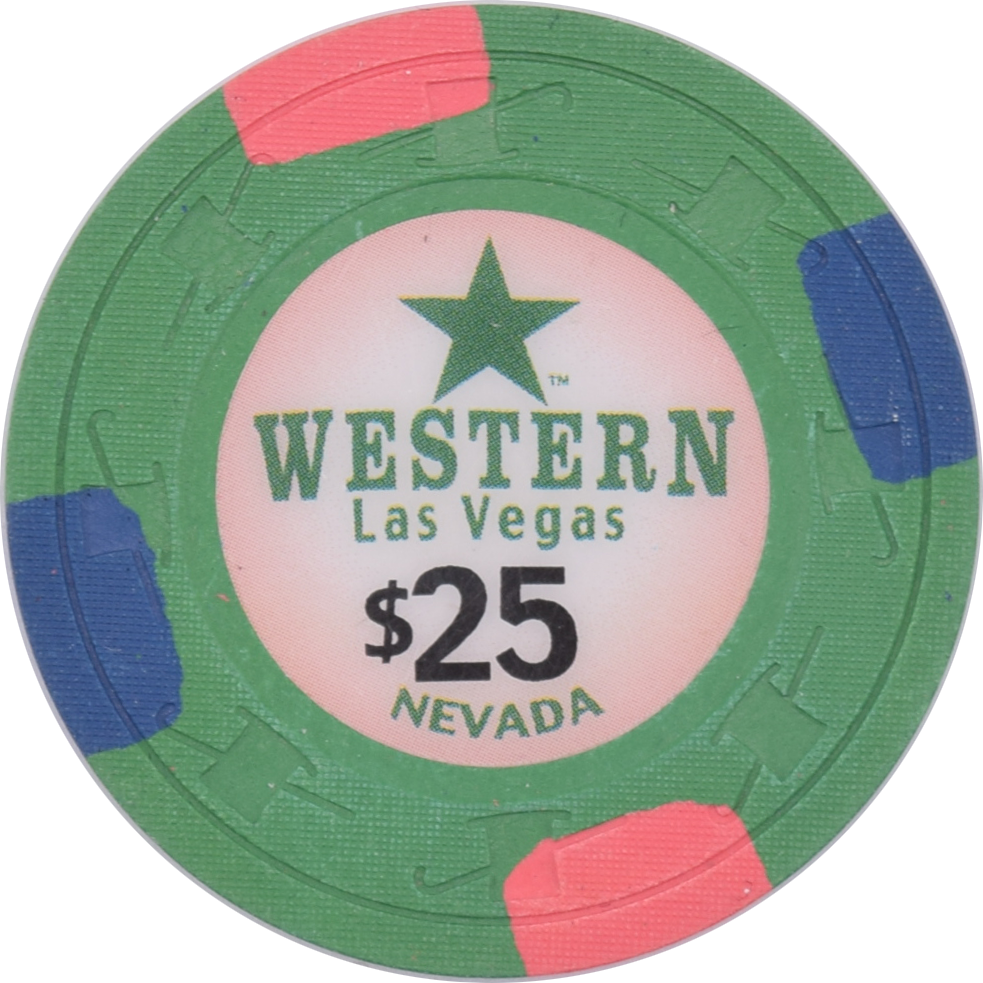 Western Casino Las Vegas Nevada $25 Chip 2008