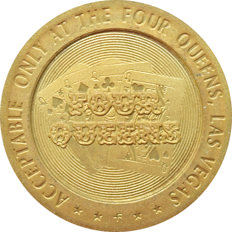 Four Queens Casino Las Vegas Nevada 50 Cent Gaming Token 1967