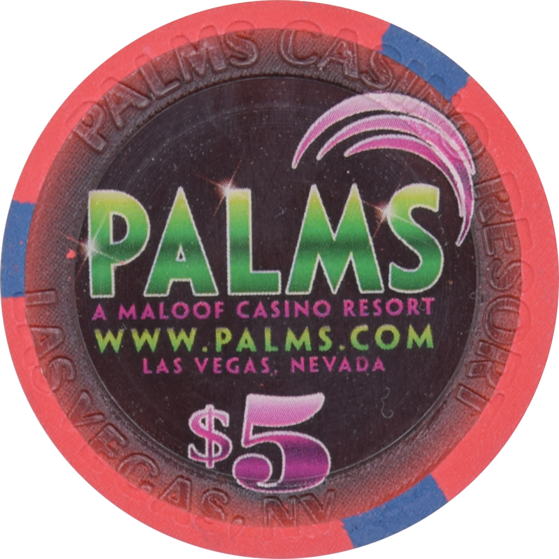 Palms Casino Resort Las Vegas Nevada $5 4th of July Chip 2006