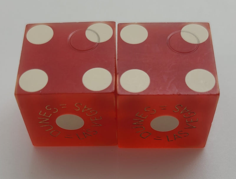 Dunes Casino Used Dice Las Vegas Nevada 1970's