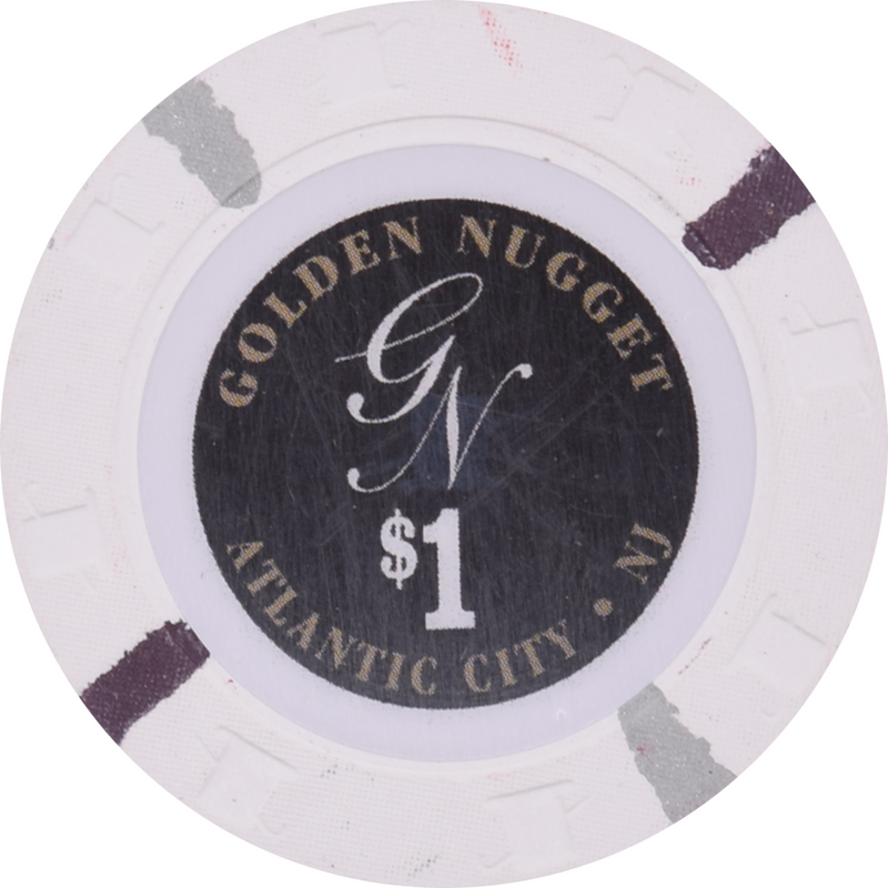 Golden Nugget Atlantic City New Jersey $1 Chip 2011