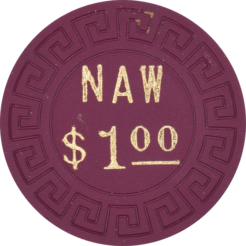 Nevada Club Casino Carlin Nevada $1 Chip 1970s