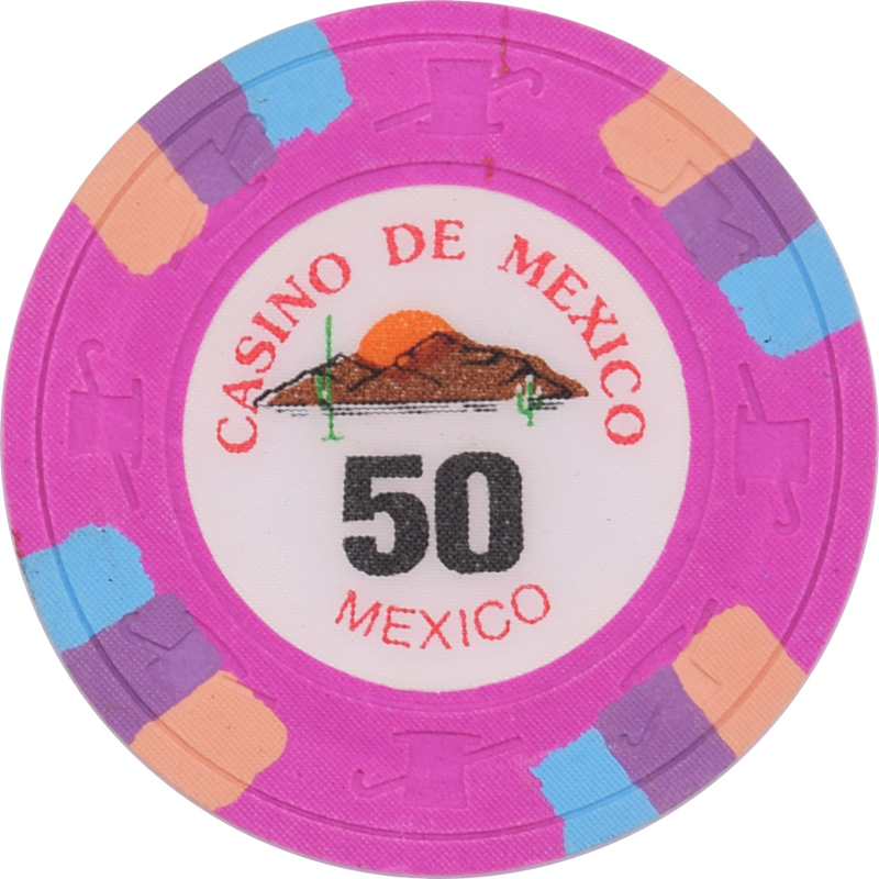 Casino de Mexico $50 Chip Paulson Fantasy