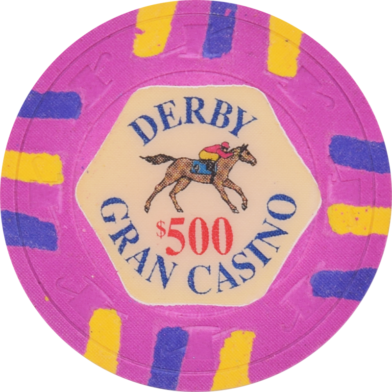 Derby Gran Casino Lima Peru $500 H&C Chip