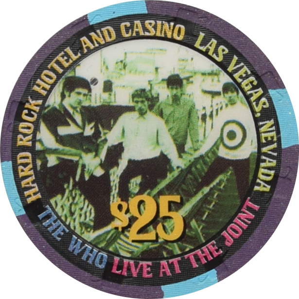 Hard Rock Casino Las Vegas Nevada $25 The Who Chip 2002