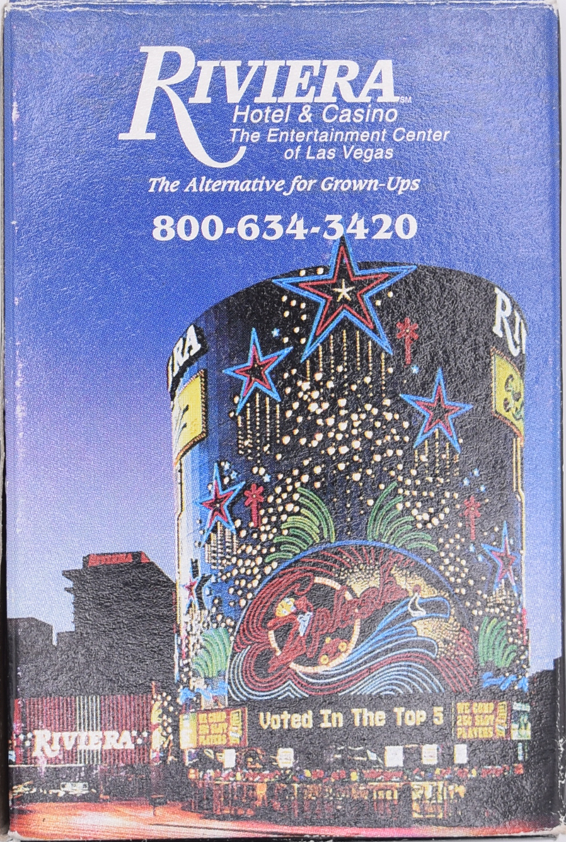 Riviera Casino Las Vegas Gift Shop Playing Card Deck