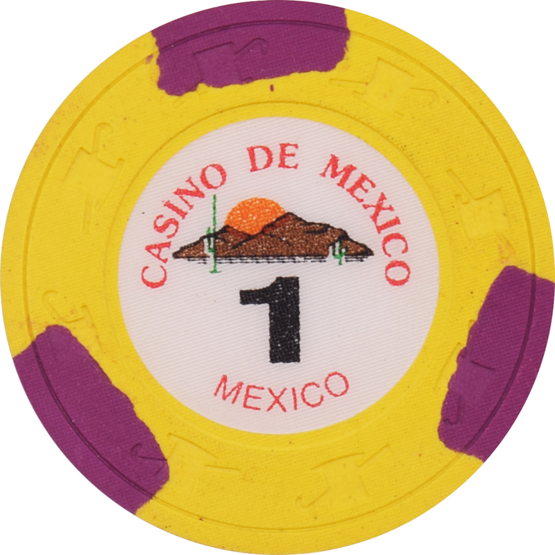 Casino de Mexico $1 Chip Paulson Fantasy