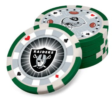 Las Vegas Raiders Casino Style 300 Piece Poker Set