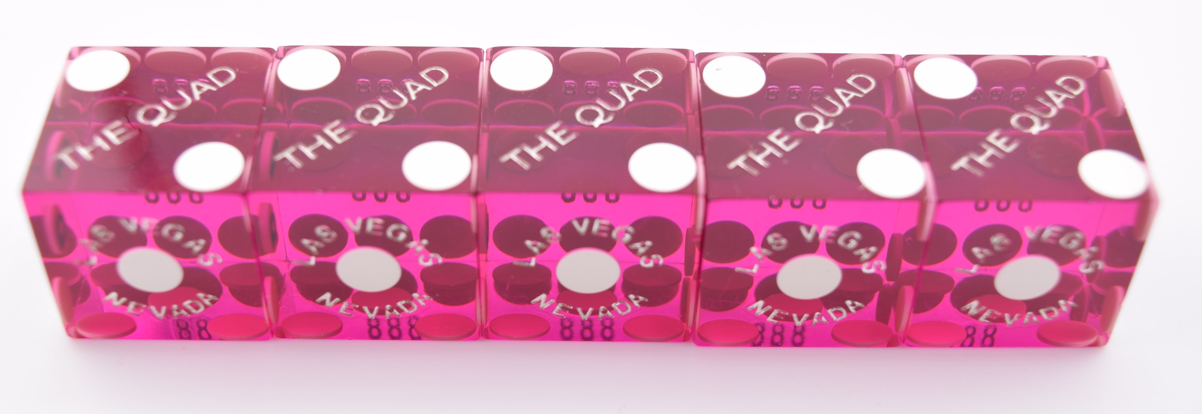 The Quad Casino Purple Stick of Dice Las Vegas Nevada