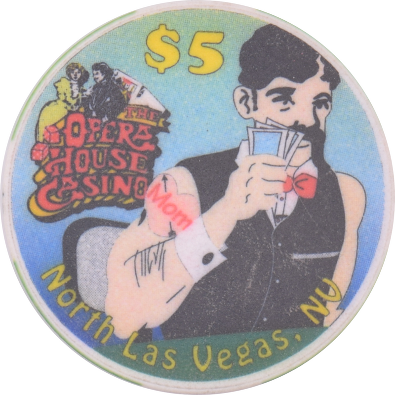 Opera House Casino Las Vegas Nevada $5 Mother's Day Chip 1997