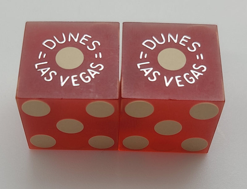 Dunes Casino Used Dice Las Vegas Nevada 1970's