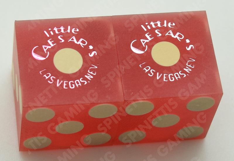 Little Caesars Casino Las Vegas Nevada Matching Number Pair of Dice