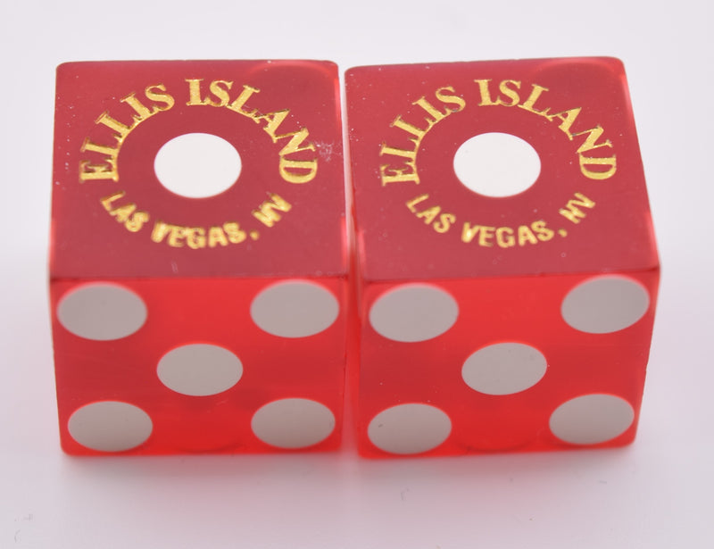 Ellis Island Casino Las Vegas Nevada Pair of Dice