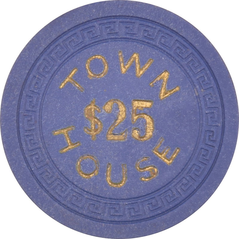 Town House Casino Elko Nevada $25 Chip 1950s