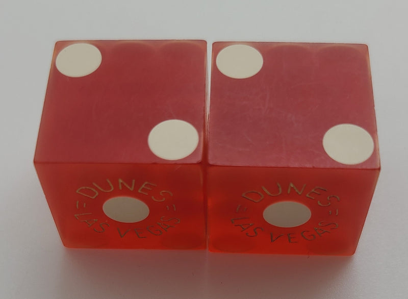 Dunes Casino Dice Las Vegas Nevada Matching Numbers 1970's