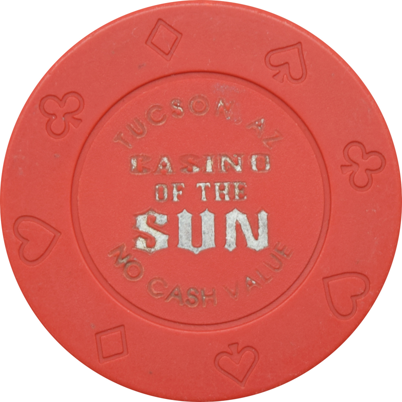 Casino of the Sun (Sol Casinos) Resort Tucson Arizona Red NCV Chip