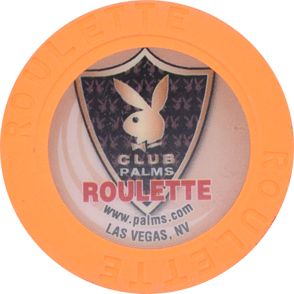 Palms Casino Resort Playboy Club Las Vegas Nevada Orange Roulette Chip 2006