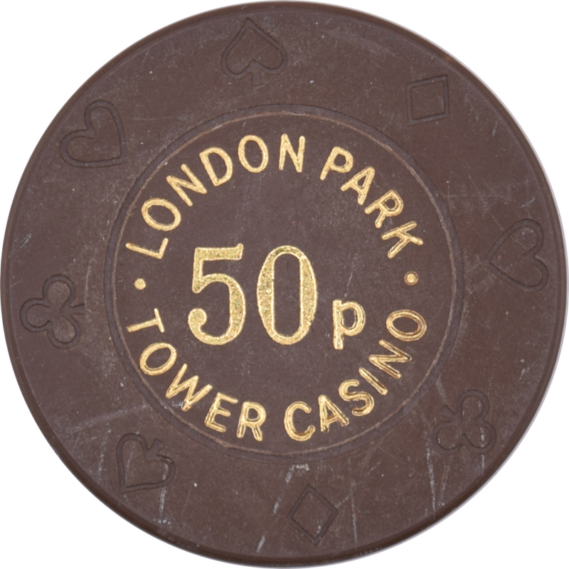 London Park Casino London United Kingdom UK 50p Chip