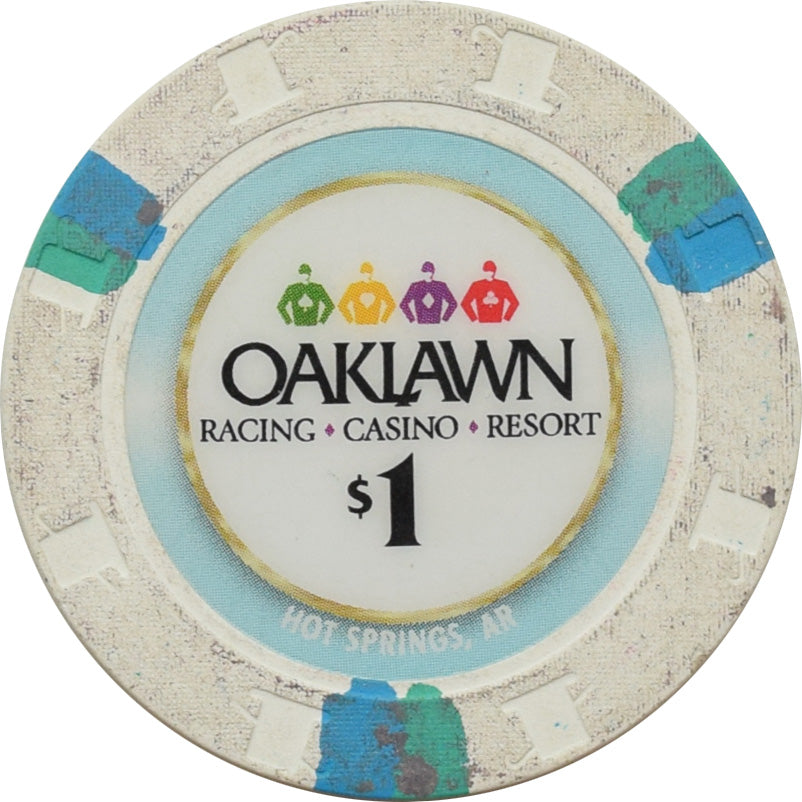 Oaklawn Racing & Gaming Casino Hot Springs Arkansas $1 Chip